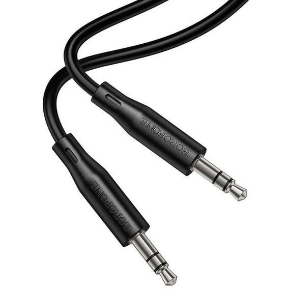 Аудіо кабель Aux Borofone BL25 Nice (1m) Black | Зображення 4