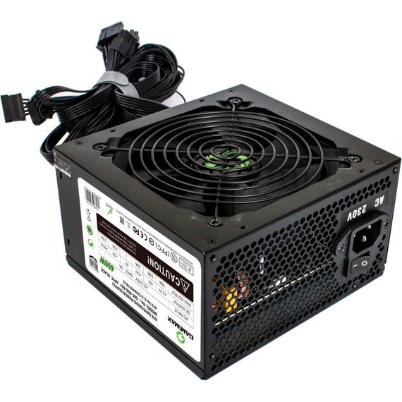 Блок живлення Gamemax GM-400-80+APFC Black | Зображення 1