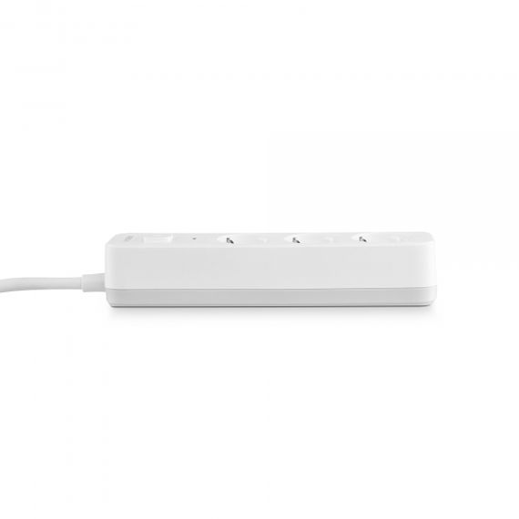Мережевий подовжувач VIDEX ONCORD з/з 3п 3м (3x1.5мм) з кнопкою White | Зображення 4