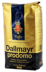 Немецкий кофе в зернах Dallmayr Prodomo 100% Арабика, 500г