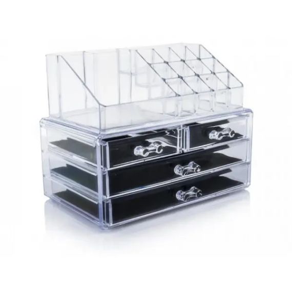Акриловий органайзер для косметики Cosmetic Storage Box | Зображення 4