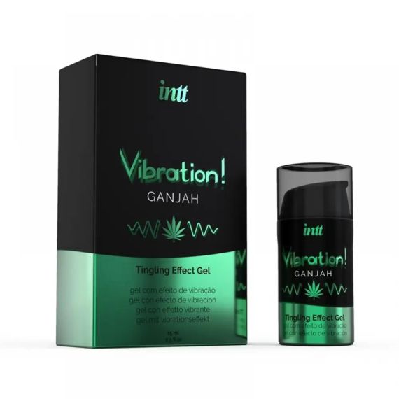Рідкий вібратор Intt Vibration Ganjah 15 мл Sex Aura