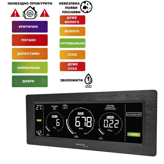 Метеостанція Technoline WL1035 Black (WL1035) | Зображення 1