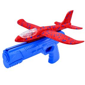 Ігровий набір Літак на запуску TD202375(Red-Blue) 23 см, зі світлом