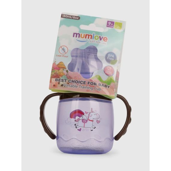 Поїльник з силіконовим носиком MGZ-0314(Violet) 180 мл | Зображення 1