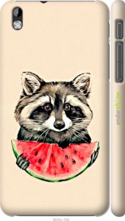 Чохол на HTC Desire 816 Єнотик з кавуном "4605m-169-2448"