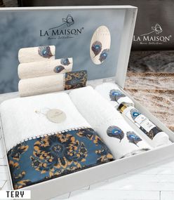 Подарочный набор полотенец La Maison, 3 шт. с ароматом Tery