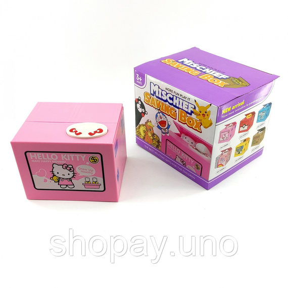 Интерактивная копилка Hello Kitty Piggy Banк розовый | Зображення 3