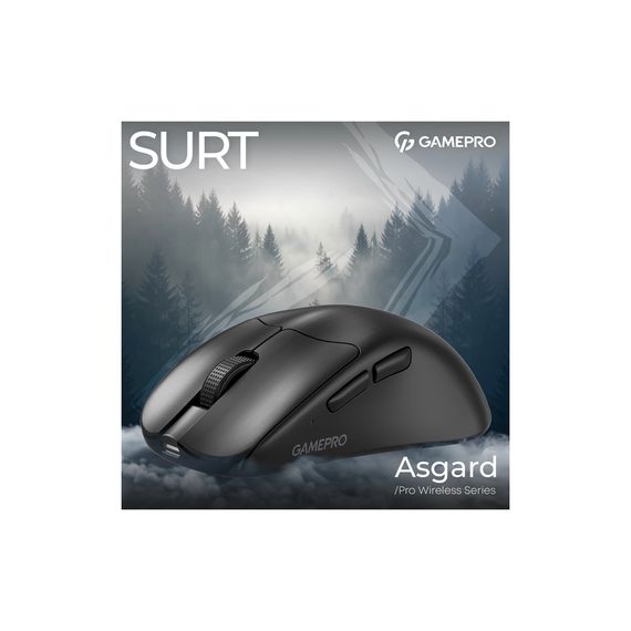 Мишка GamePro Asgard Surt Wireless/Bluetooth/USB Black (GM017B) | Зображення 4