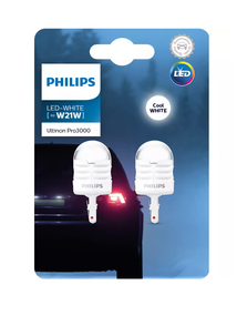 11065U30CWB2 (PHILIPS) W21 LED white Ultinon Pro3000 ( blister 2 шт)