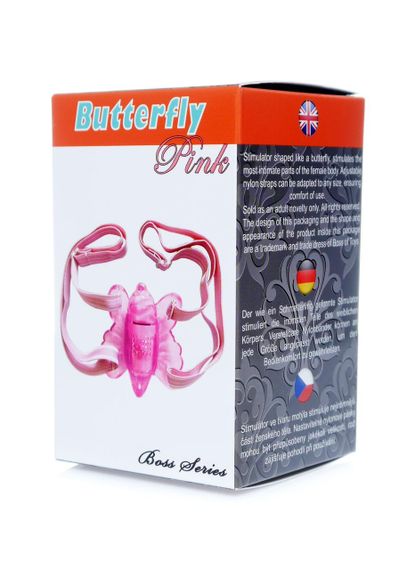 Вібростимулятор Stymulator-Butterfly Pink Sex Aura