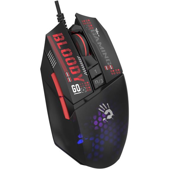 Мишка A4Tech Bloody W60 Max Mini RGB Activated USB Honeycomb (Bloody W60 Max Mini Honeycomb) | Зображення 4