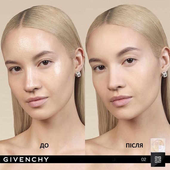 Пудра Givenchy Prisme Libre 4 Color Loose Powder Mini - 2 Satin Blanc (4*0.75 g) | Зображення 1