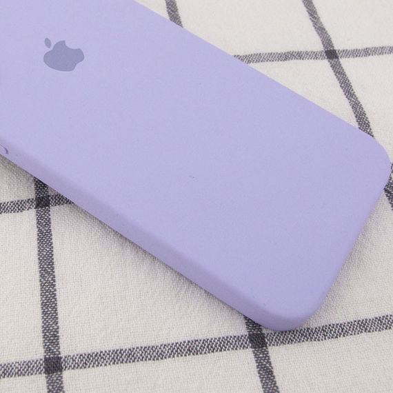 Чохол Silicone Case Square Full Camera Protective (AA) для Apple iPhone 7 plus / 8 plus (5.5") Бузковий / Dasheen | Зображення 1