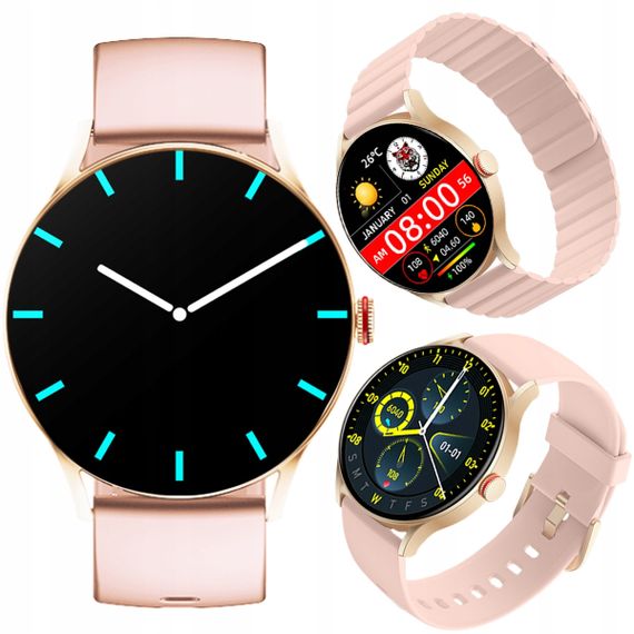 Смарт-Годиник для дзвінків Xiaomi  iMiLab iMiki TG1 Smart Watch Global пудрові | Зображення 1