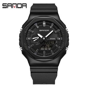 Чоловічий годинник Sanda 3167 All Black