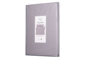 Простирадло Ardesto Mix&Match, 180х240см, 100% бавовна, сатин, сірий (ART1824FSD)