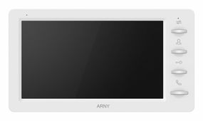 Видеодомофон ARNY AVD-709 1MPX white