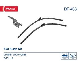 DF-433 DENSO - Комплект склоочисників Flat Blade Kit 750 / 750 мм