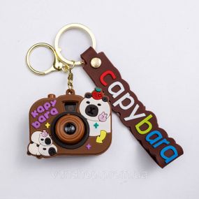 Детский брелок Фотоаппарат с проекцией 5.5×1.5×4 (см) для ключей, на сумку и рюкзак HP-55-29BR