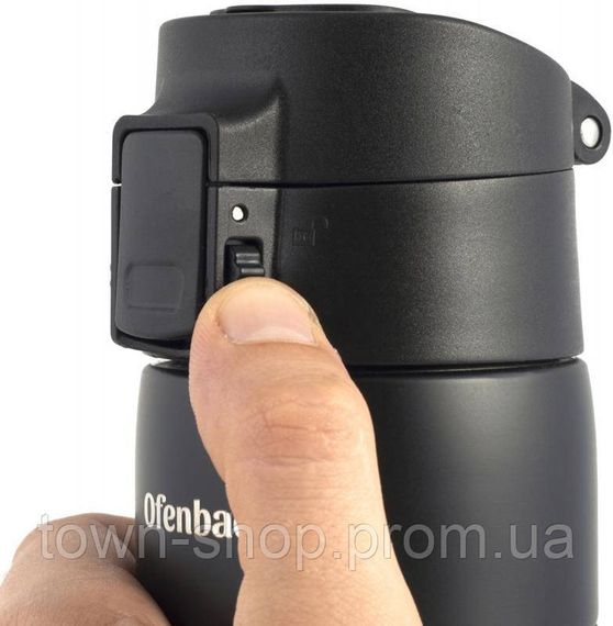 Термос-бутылка Ofenbach Elegance 480мл с силиконовой черной вставкой NB-101300L | Зображення 4