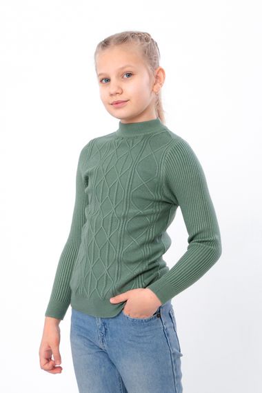 Джемпер для дівчинки Носи своє 146 Зелений (p-16018-184305) | Зображення 1