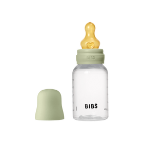 Дитяча пляшечка BIBS Baby Bottle Round Latex 150 мл повільний потік