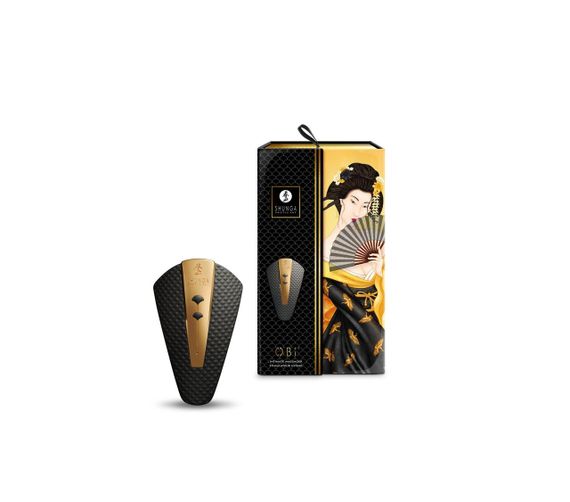 Кліторальний вібратор Shunga Obi Black, Черный | Зображення 6