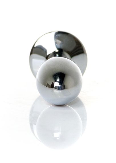 Анальна пробка - Jewellery Silver Plug Clear S | Зображення 6