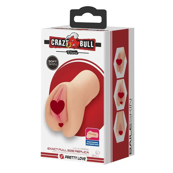 Мастурбатор вагина Crazy Bull - Eliana soft skin, BM-009235N Sex Aura