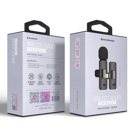 Мікрофон Armorstandart ASM1 для iPhone Black (ARM80099) | Зображення 1