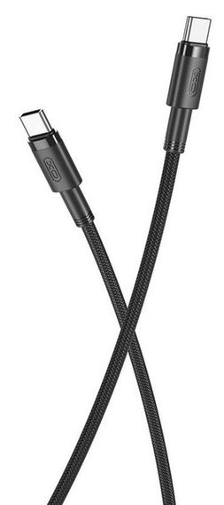 Кабель XO NBQ199 High Power Braided Type-C to Type-C - 100W - 1m Black