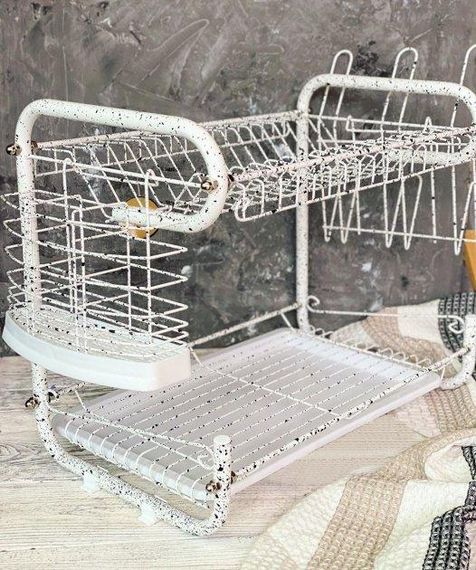 Сушарка настільна 2-х ярусна Edenberg EB-2108M 27х41х56 см біла | Зображення 1