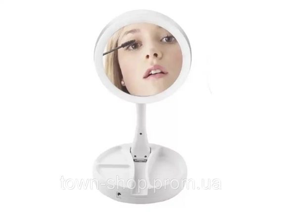 Зеркало косметическое настольное с LED подсветкой 00031 9701 | Зображення 2