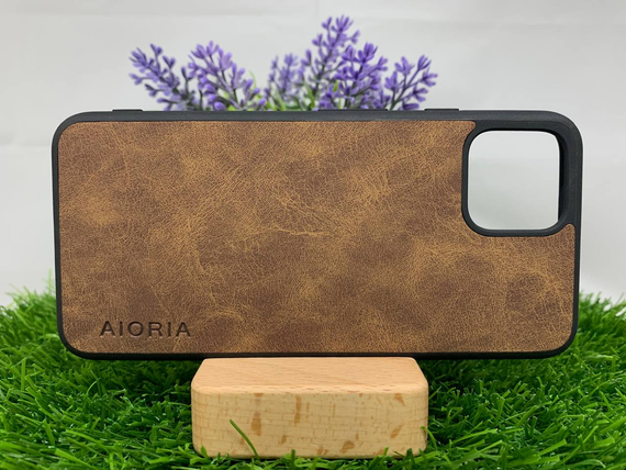 Чохол Google Pixel 4 нубук Коричневий