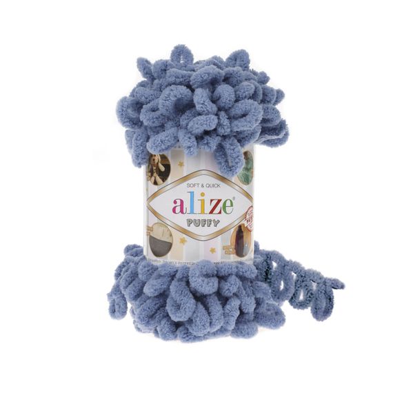 Пряжа Alize Puffy 374 алізе пуффі плюшева
