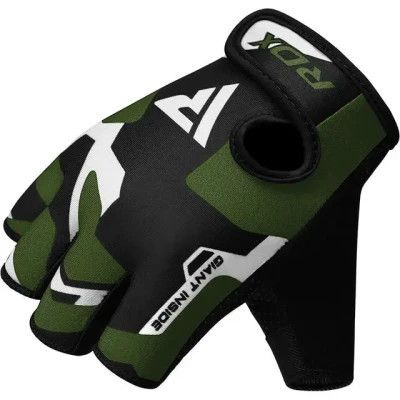 Перчатки для фитнеса RDX F6 Sumblimation Black/Green L (WGS-F6GN-L) | Зображення 7