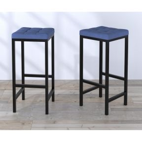 Стул барный Loft Design BS-1 soft синий