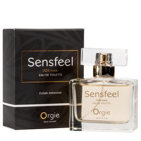 Мужские духи с феромонами Orgie – Sensfeel for Man (50 мл), цитрусово-древесный аромат Sex Aura