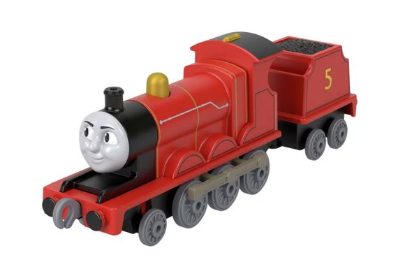 Классический металлический поезд Джеймс из юбилейной серии к 80-летию Thomas & Friends Оригинал Fisher-Price | Зображення 1