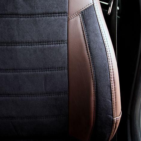 Чохли на сидіння з екошкіри та антари ВАЗ Kalina 1118 2004-2013 EMC-Elegant | Зображення 2