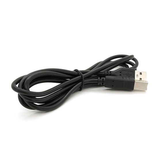 Кабель USB 2.0 AM/BM, 1.5m, чорний, Пакет Q500 | Зображення 1