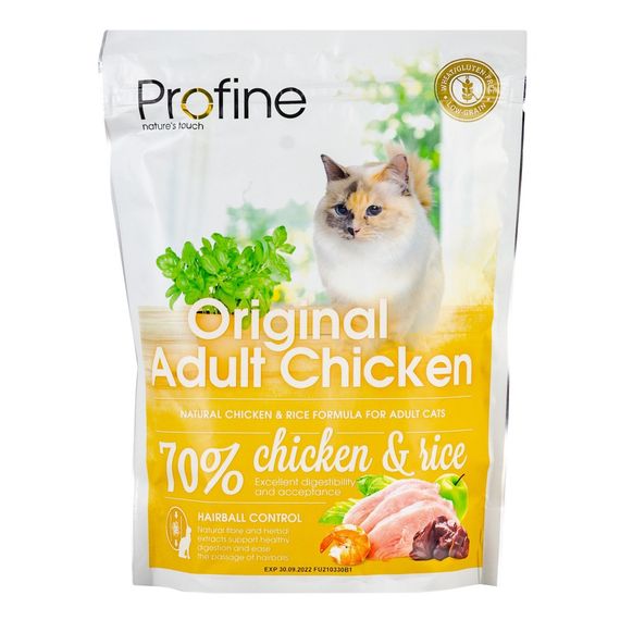 Корм сухий Profine Cat Original Adult для дорослих котів усіх порід з куркою та рисом 300 г | Зображення 4
