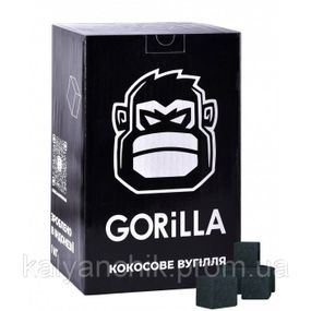 Вугілля кокосове для кальяну Gorilla 2.5х2.5, 1 кг