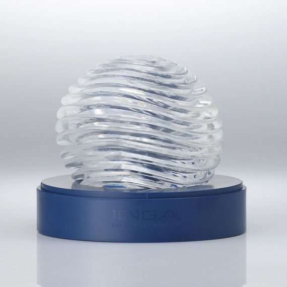 Мастурбатор Tenga Geo Aqua Clear, новий матеріал, ніжні хвилі | Зображення 1