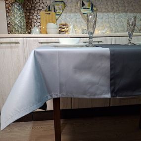 Скатертина SoundSleep 113482  140х180 см (+-10 см)  бавовна, поліестер сірий