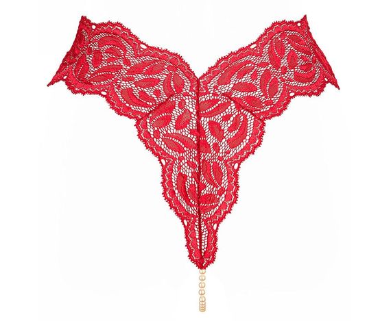 Стринги Bracli Picos Paris Красные L | Зображення 1