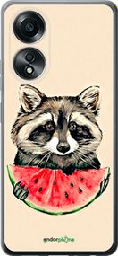 Чохол на Oppo A58 4G Єнотик з кавуном "4605u-3184-2448"