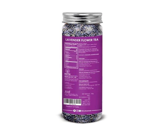 Лавандовий чай Blue Tea Квітки Лаванди 30г 8906153090894 | Зображення 1