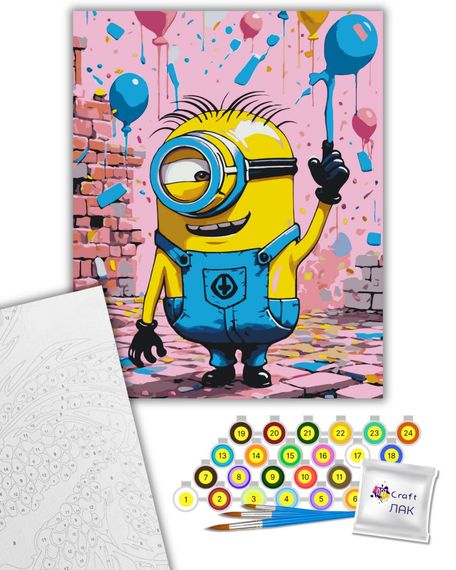 Картина по номерам "Миньйон" 16121-AC 40х50 см | Зображення 1